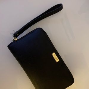KATE SPADE BLACK WALLET CLUTCH